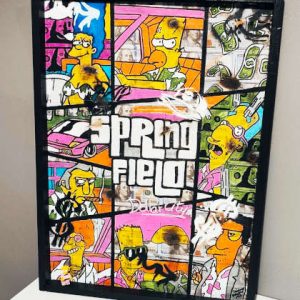 SPRINGFIELD DOLLAR CITY Tableau Pop Art Urbain