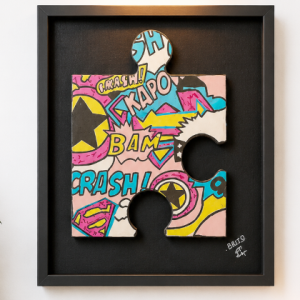 Pop Explosion Puzzle Tableau Relief Pop Art / Street Art