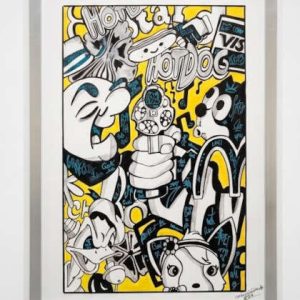Hors la Loi Illustration Originale Street Art