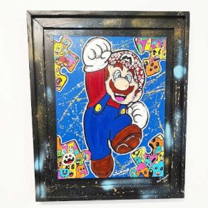 Tableau pop street Le saut du plombier