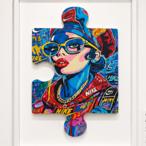 Urban Muse Tableau Relief Art Urbain / Pop Art