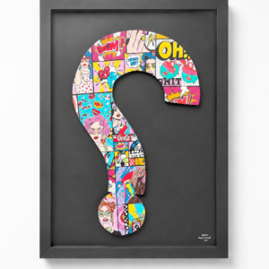 Question Pop Tableau Relief Pop Art / Street Art