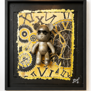 Gardien du Temps Tableau Relief Art Urbain / Pop Art