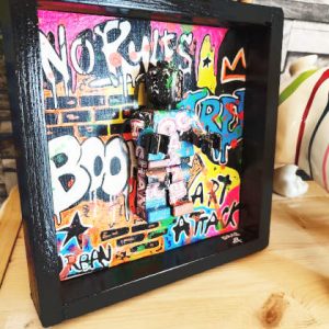 Street BO Neon Tableau Relief Street Art / Pop Art