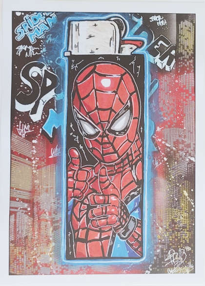 Tableau Street Art "Toile Urbaine"