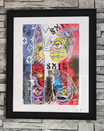 Tableau Street Art Luxe "Luxe Explosif" – Image 3