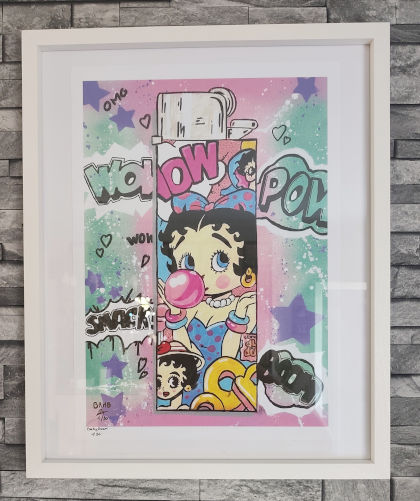 Tableau Pop Art Betty Boop "Betty Boom" – Image 3