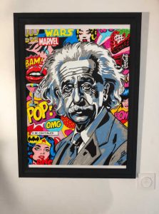 Génie Urbain – œuvre originale Pop Art Street Art encadrée par BRMB